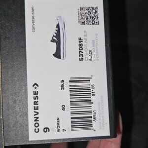 Black womens converse